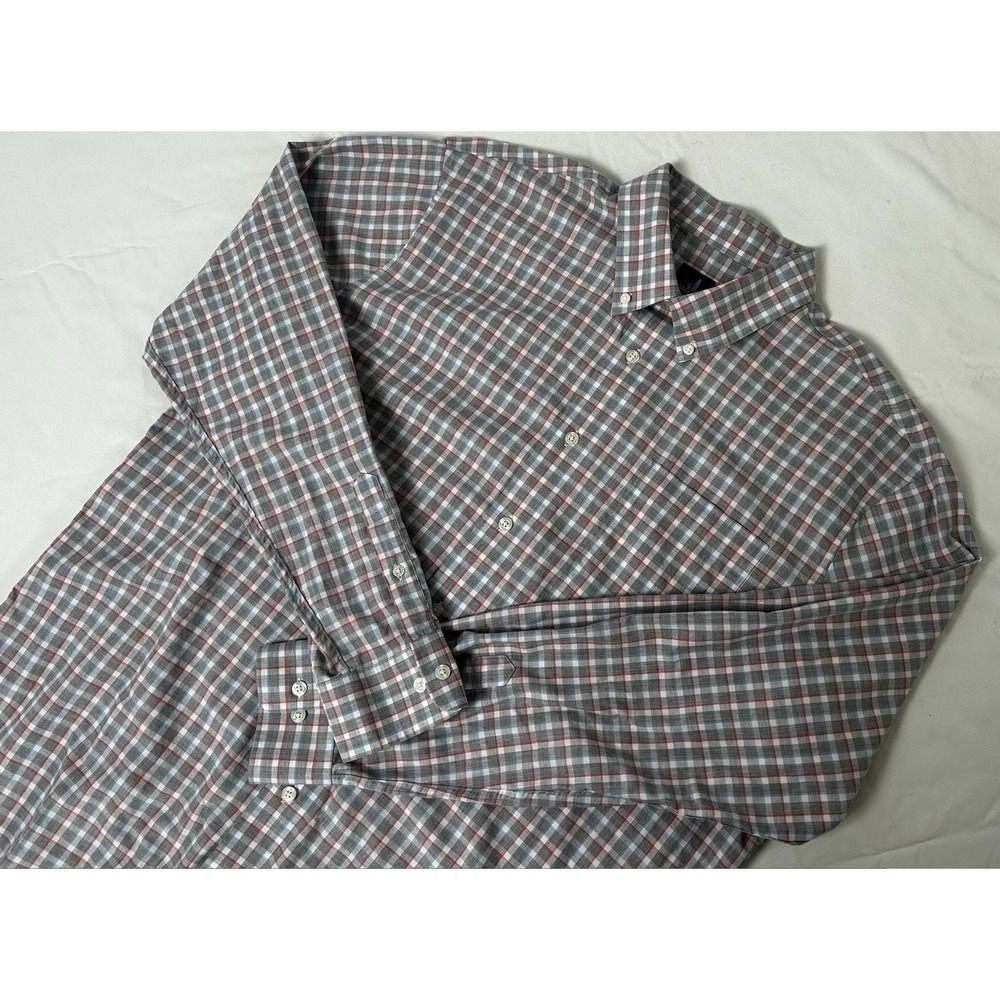 Johnnie-O Shirt‎ Men's XL Multicolor Long Sleeve Button Down Gingham Plaid